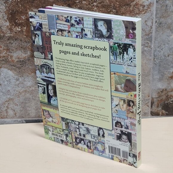 The Amazing Page 650 Scrapbook Page Ideas Tips and Techniques Paperback 2006 - Picture 12 of 13